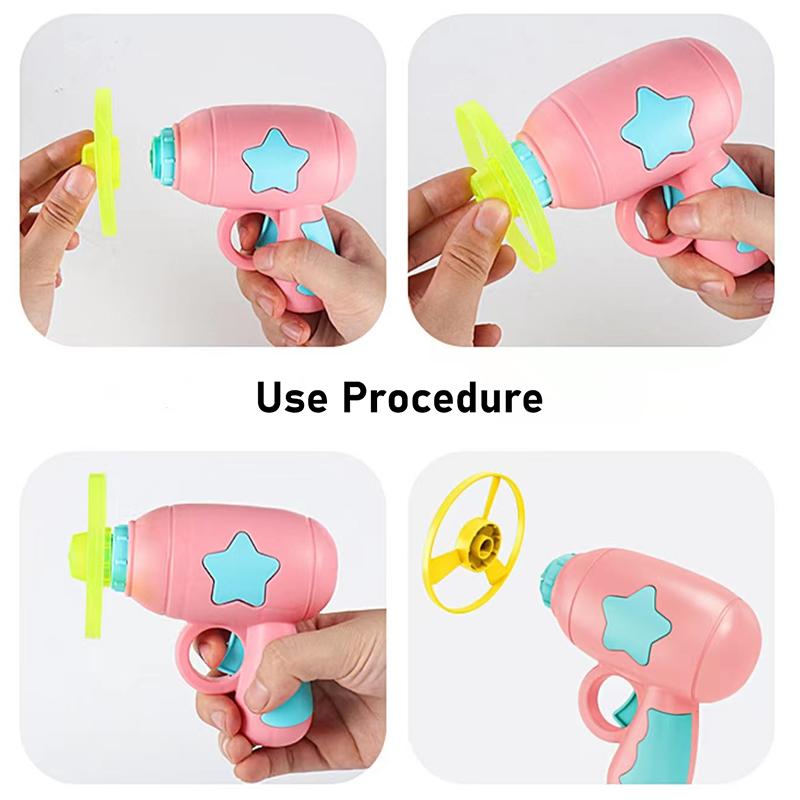 New Cat Toy Pet Interactive Play Cat Dog Training Toy Launcher with 15 Pcs Flying Disc Mini Catapult Pet Toys Cat Accessories