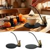 Herbst Ernte Küchen Deko Niedlicher Fischerei Geist Teebeutel Halter Und Schnurhalter, Zubehör für Tasse Schwarze Katze Organizer & Tasse, Einzigartiges Lustiges Neuheit