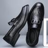 Autumn British leather shoes men's new formal soft-soled men's shoes business one-pedal versatile casual leather shoes men