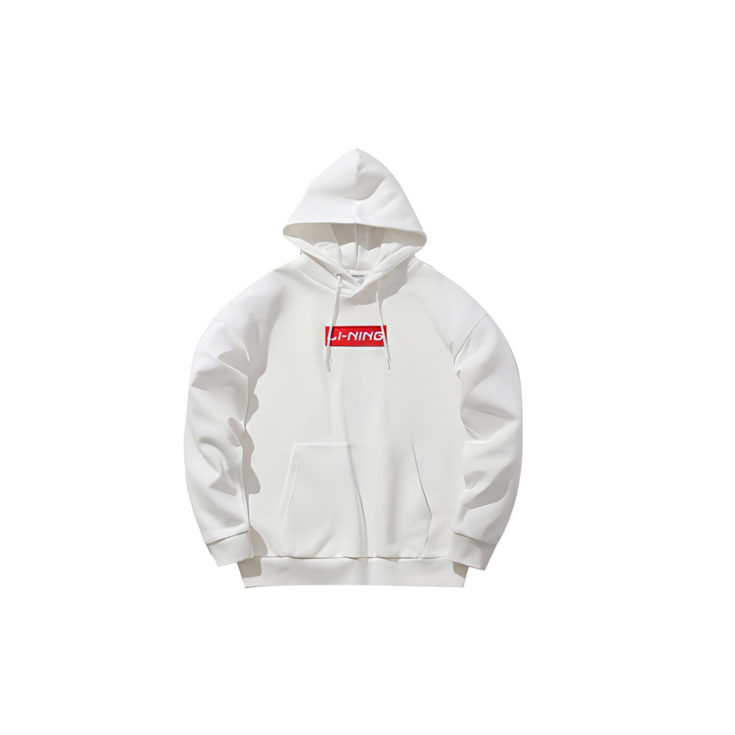 

Li-Ning Campus Series Lettered Hooded Sweatshirt Unisex Sweatshirt White YWDT417-1 XXL