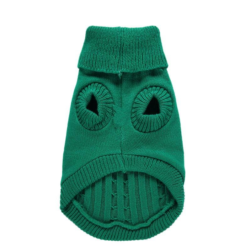 Customize New Design Dog Clothes Pet Sweater One Piece Custom Provide Sample Pet Knit Jumper Dog Sweater Clothes
