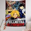 Anime Fullmetal Alchemist Chart Wandteppich Böhmische Wandteppiche Mandala Wandkunst Dekor