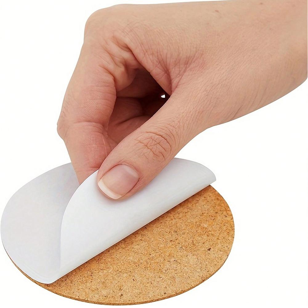 10/20/50 ks Samolepicí korková podložka pod sklenice Kulatá podložka pro DIY diamantové malování, řemesla, korková podložka