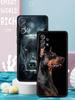 Doberman Dog Phone Case for Samsung Galaxy A55 A35 A17 A07 A15 A13 A25 A51 A71 A72 A73 A32 A52 A52S A41 5G Soft TPU Shell Capas