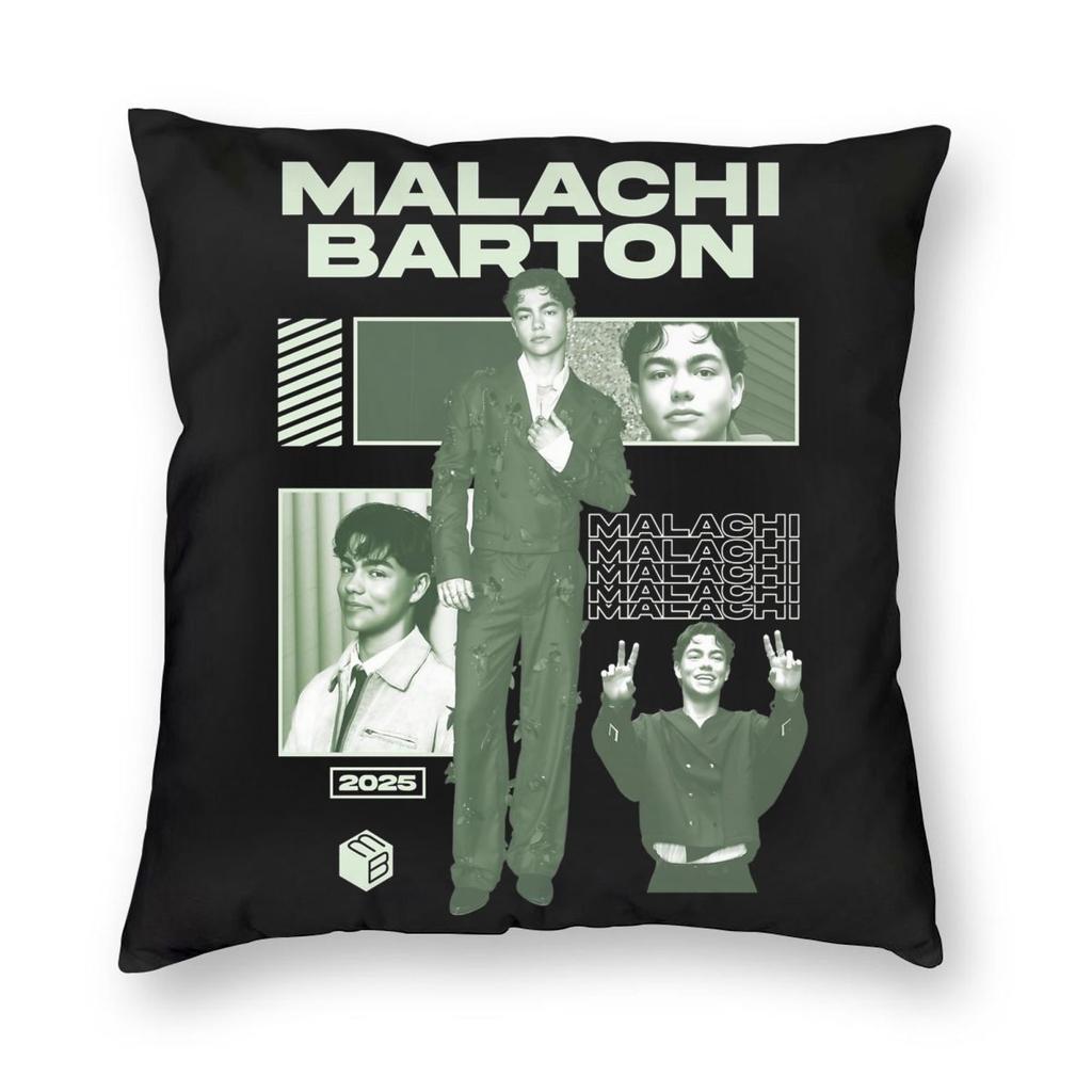 Malachi Barton Pillowcase Printed Polyester Cushion Cover Decor Throw Pillow Case Cover Home Zippered 40X40cm