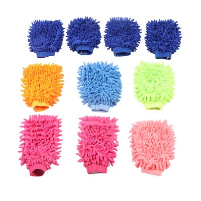 10PCS Car Wash Mitt Double Sided Soft Scratch Free Car Cleaning Gloves for Home Automotives