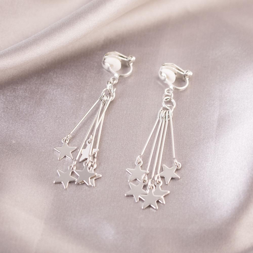 Versatile Light Luxury Ear Clips Without Pierced Ears Daily High-end Triangular Ear Clips Versatile Women's Earrings