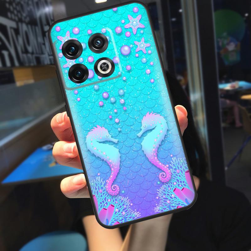 Starfish Seahorse Pattern Funda For OnePlus 12 12R 13 R 11 9 10 Pro 8T 9RT 10T OnePlus Nord N20 N30 CE 4 2 3 Lite Case