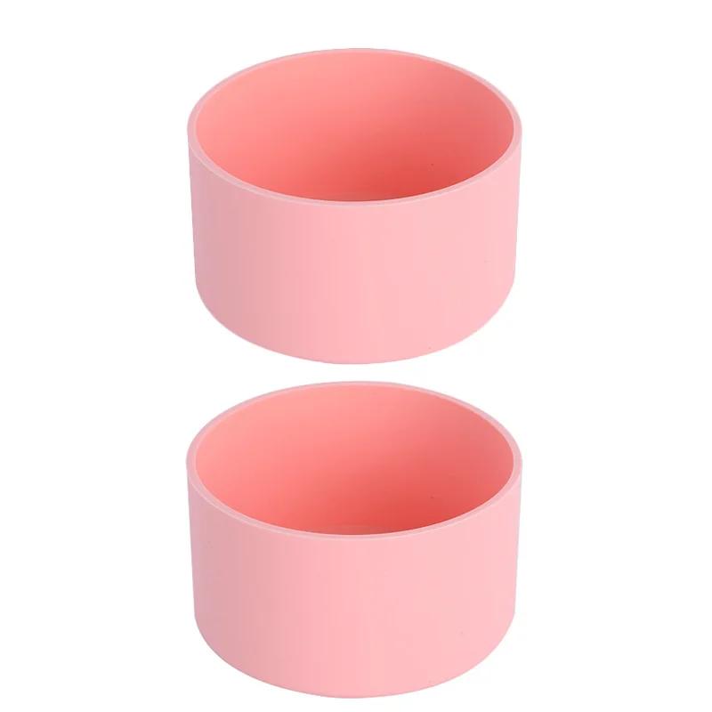 2 st Silikonskydd Halkskydd Stövelbotten Ärm för Stanley Tumbler Mugg Rostfritt Stål Termosmugg Skyddskåpa