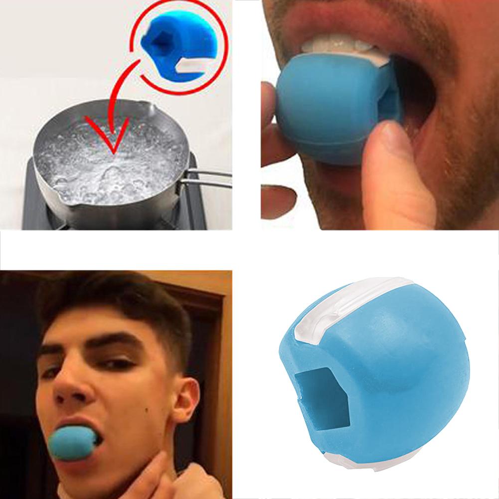 1 Pcs Food-grade Silica Exercise Ball Facial Muscle Training Fitness Ball Neck Face Toning Muscle Trainin