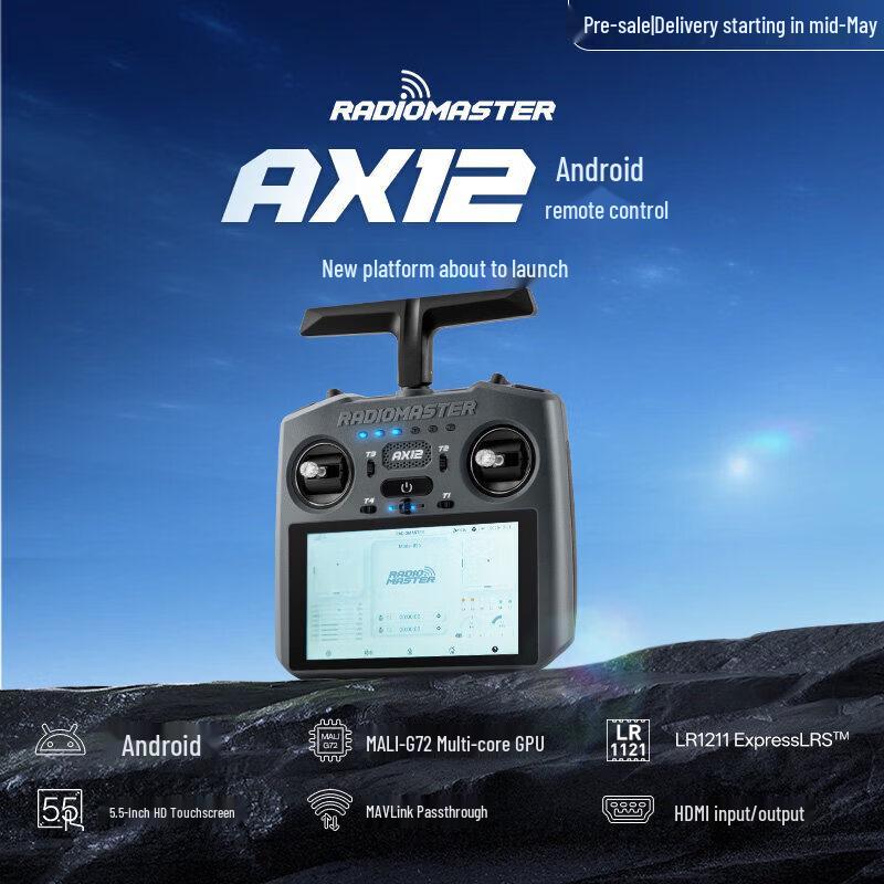 RadioMaster AX12 Android Remote Controller with HD Touchscreen