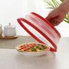1PC 200℃ Collapsible Microwave Splash Guard Round Ventilated Collapsible Microwave Food Cover