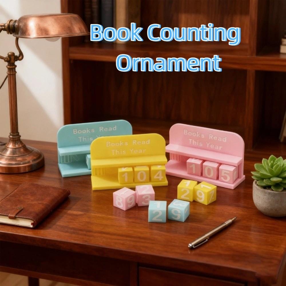 Kunststoff Buch Lesezähler Verschleißfest Buch Zähl Ornament Buch Zähl Anzeige