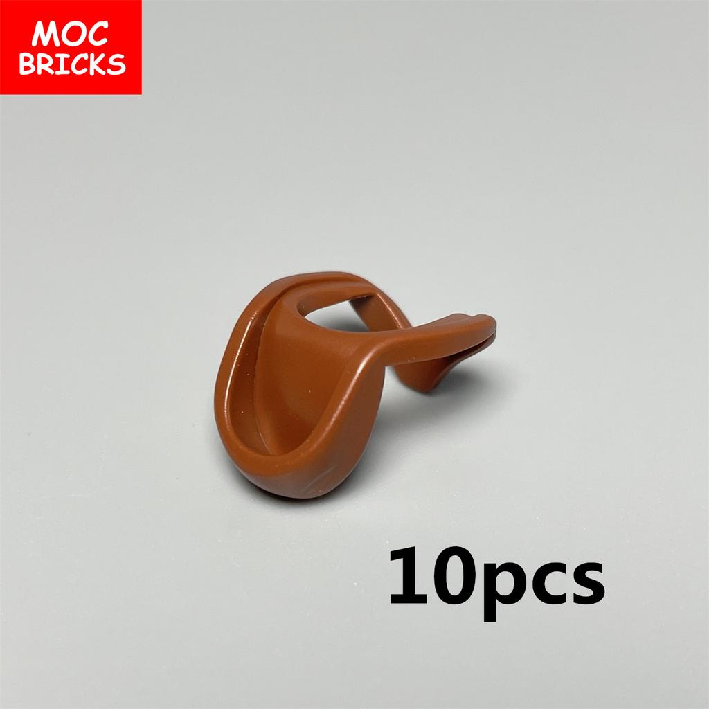 Peças MOC Cabeça Capuz Capacete Abaixado Figura 4cm Corpo Acessório de Roupa 30381 15428 blocos de construção brinquedos presentes para crianças