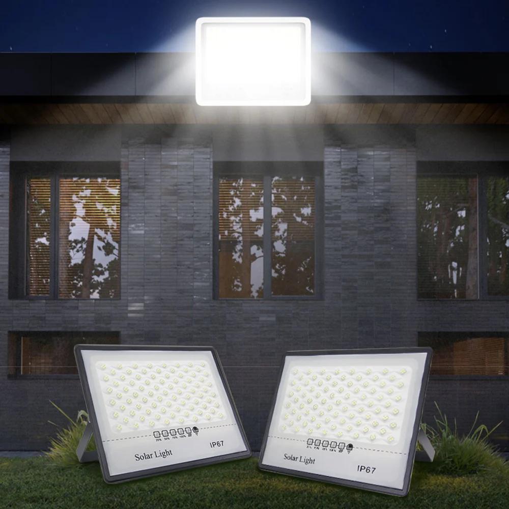 Garden Solar Lights Outdoor Emergency Lighting Wall LightLED Refletor Garden Buildings Sunlight IP67 Waterproof Lamp Spotlight