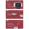 Neck Massagers with Heat,Electric Pulse Neck Massagers for Pains Relief,Mini Hanging Massage Device for Women Men Gift