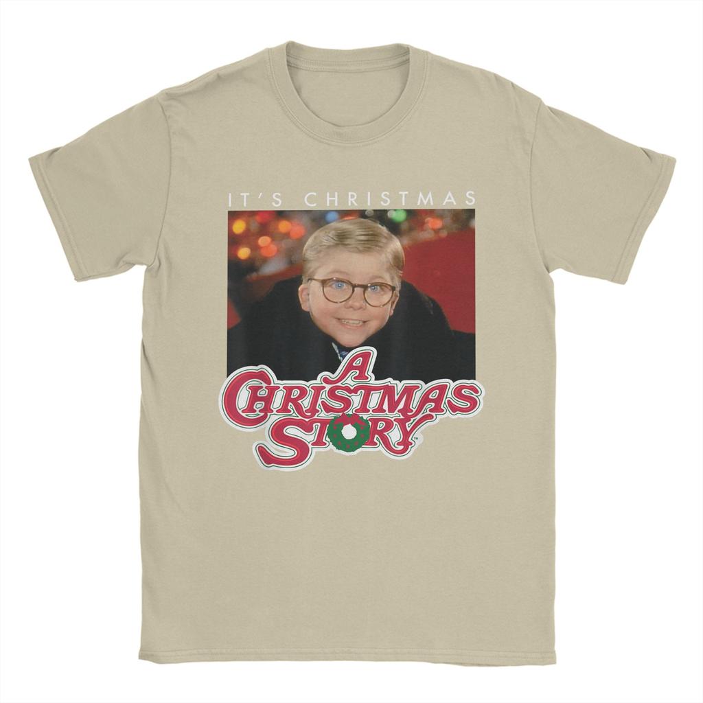 Oversized T Shirt Summer A Christmas Story Hippie T Shirts  100 Cotton Tshirt For Adult Y2k Fun Custom Short Sleeve Top Tees