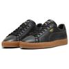 New Puma Basket Black Gold Gum 374923-30