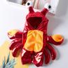 Funny Halloween Dog Cat Crab Pet Cosplay Costume Winter Pet Hoodie Bulldog Apparel Cat Suit Puppy Clothes for Small Medium Dogs