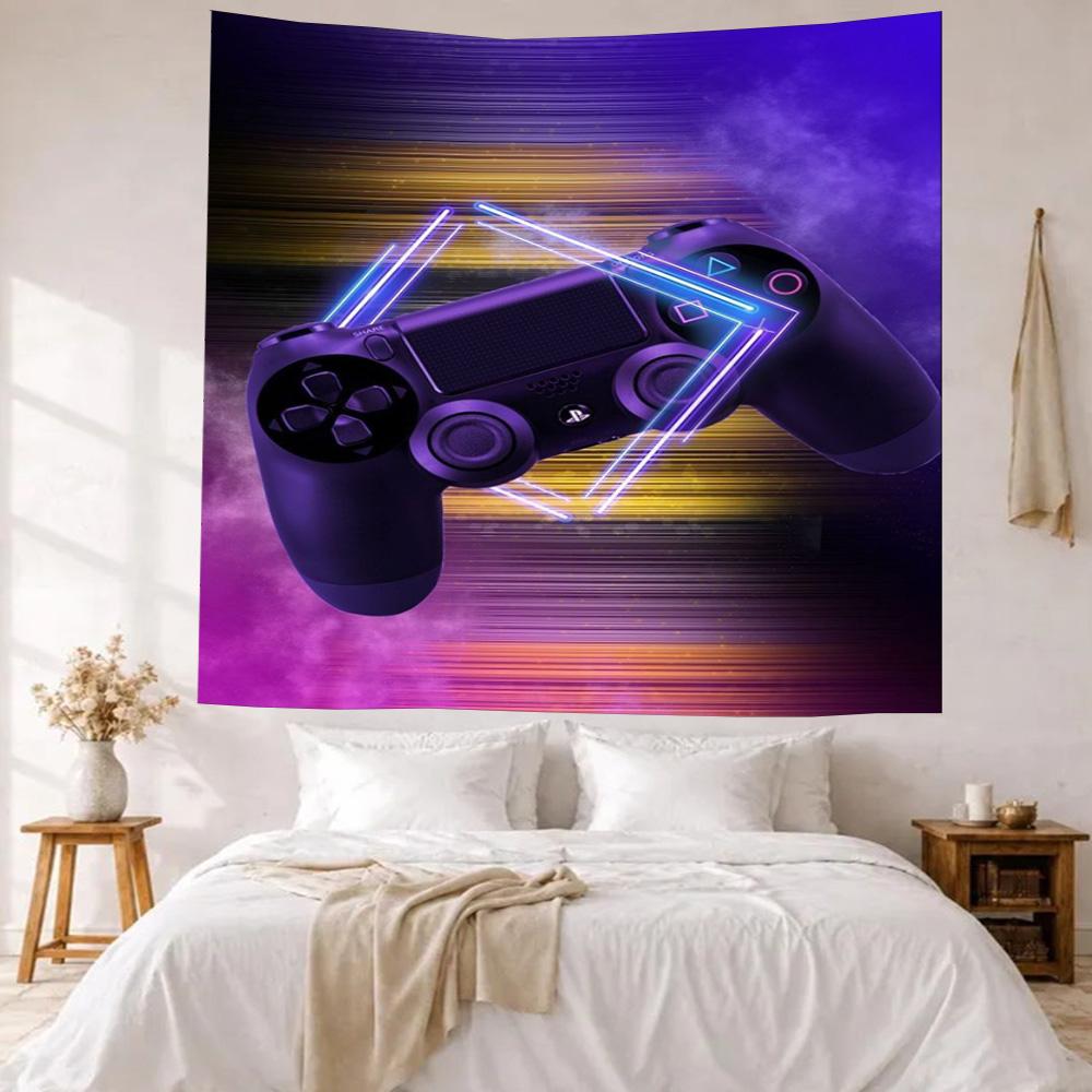 Gamepad Wall Decor Tapestry Art For Pet Memorial Birthdaywedding Party Backdrop Family Gift