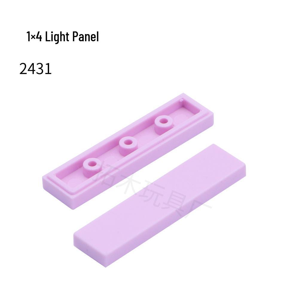 Гладкая плитка 1x4: Совместимые строительные блоки LEGO 2431