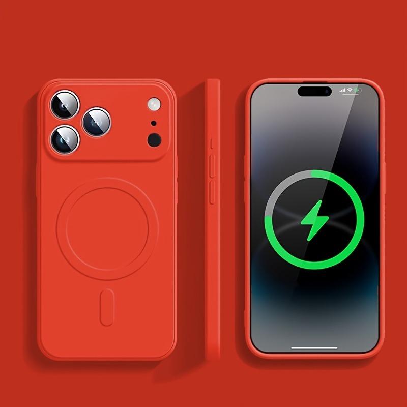 

Оригинальный чехол для телефона из жидкого силикона для iPhone 17 16 15 14 13 12 Pro Max Plus С магнитной крышкой для Magsafe Для iPhone17 16 Pro Max iPhone 15