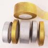 DIY 5 Rolls Satin Ribbon Glitter Gold Silver Gift Packaging Ribbon Organza Ribbon Craft Supplies
