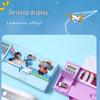 Multifunctional Calculator Pencil Case: Large Capacity Plastic Stationery Box for Primary School Students