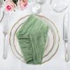 1PC 20x20Inch Boho Napkins Handmade Cloth Napkins with Wrinkled Gauze Table Napkins for Dinner Wedding Birthday Party Home Decor