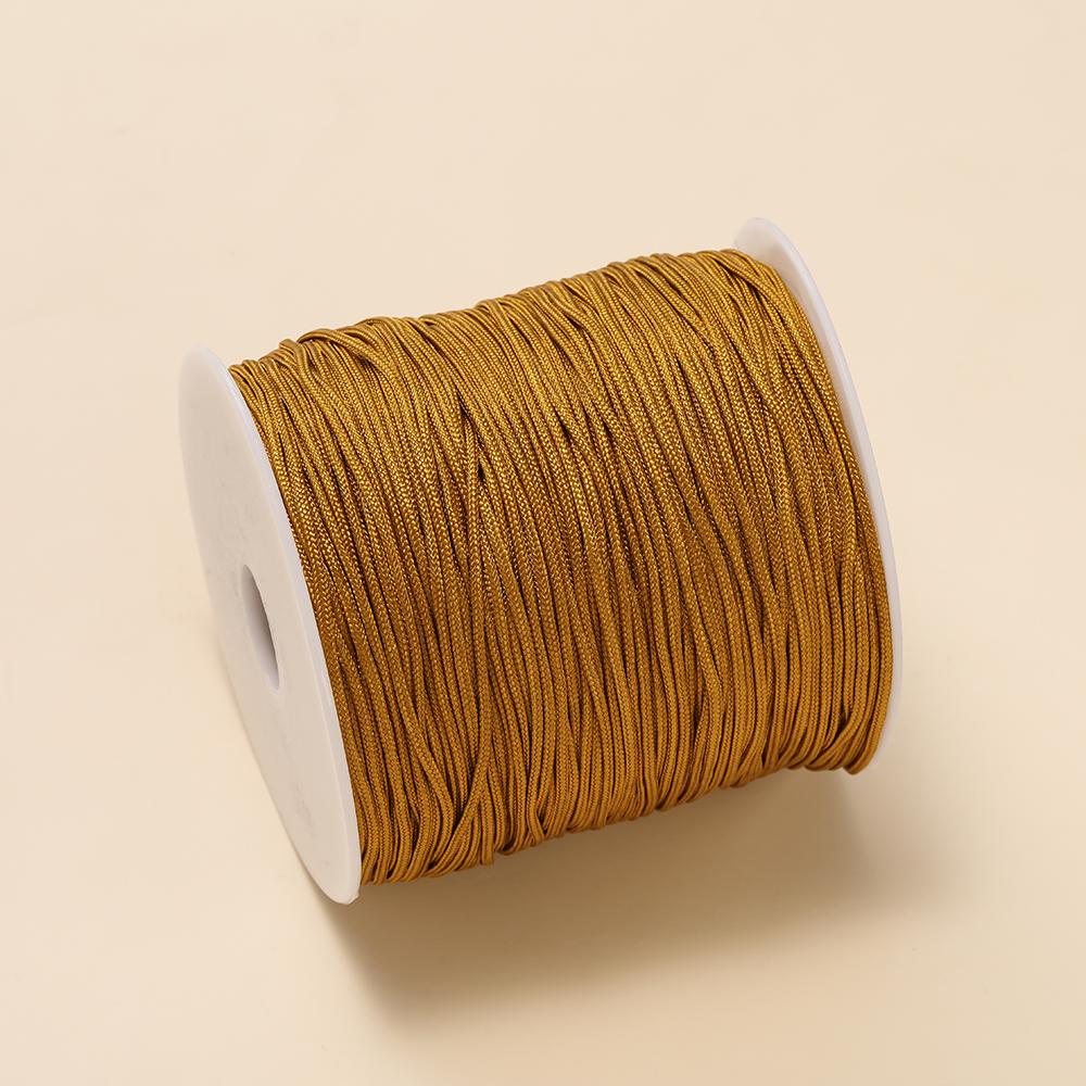 270m 1mm Colored Nylon Beading Cord Non-Stretch Jade Thread for DIY Jewelry Craft Bracelets Necklaces Accessories