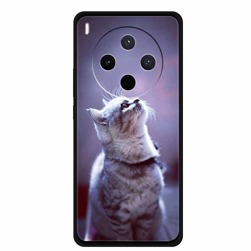 For vivo Y500 Pro 5G Case Flowers Soft Silicone TPU Phone Cases for vivoY500 Pro Shockproof Cool Wolf Animals Protective Cover