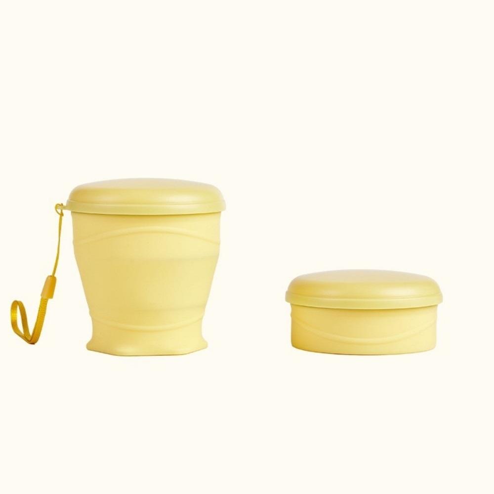 

Складной стакан для воды 180 мл, складной дорожный стакан из силикона - складной силиконовый стакан для кемпинга с крышкой - подходит для путешествий, кемпинга,