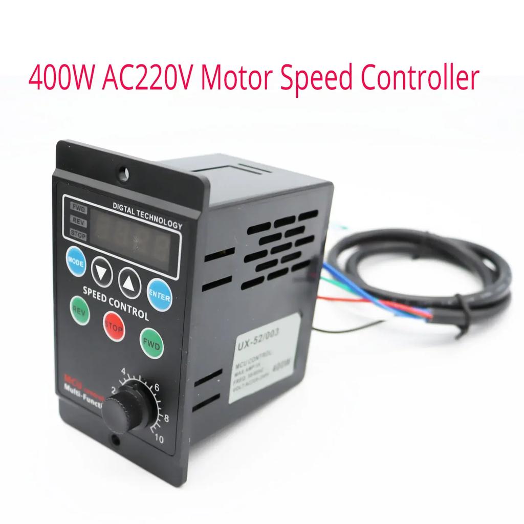 750W/400W AC 220V Motor Speed Controller, Forward/Reverse Electric Motor Speed Regulator, Variable Speed Motor Controller