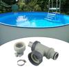 Valvola a pistone per piscina e adattatore per tubo di tipo B compatibile con serbatoi Intex