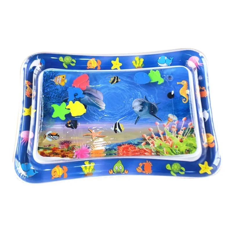 Summer Inflatable Water Mat for Babies Playmat Toddler Activity Play Early Education Baby Water Play Essential Toy