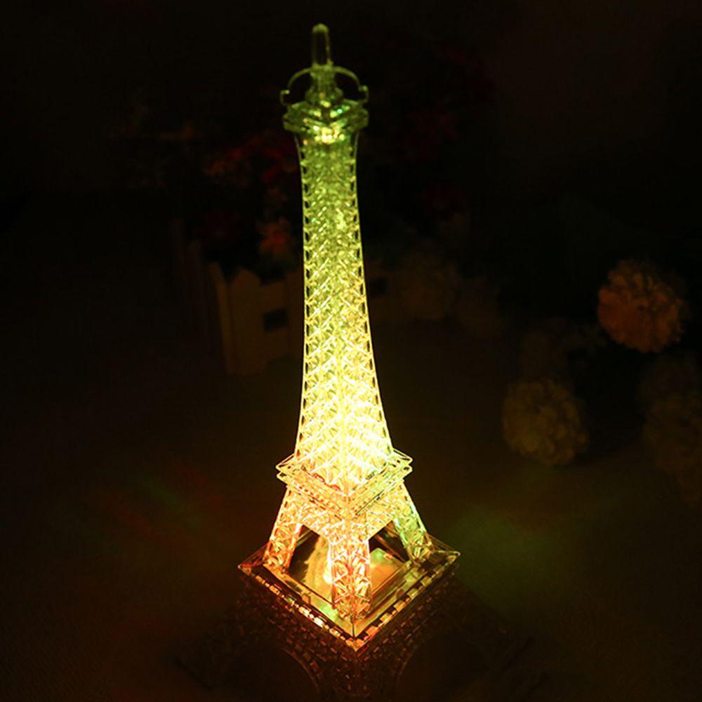 friendly Colorful lights Safety Tower light Night light Desktop decoration Eiffel Tower