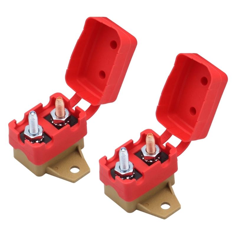 Auto Reset Breakers Overcurrent Protector 5A 12/24V Applications Plastic Winged Mounting Base With #10-32 Bolt Mounting