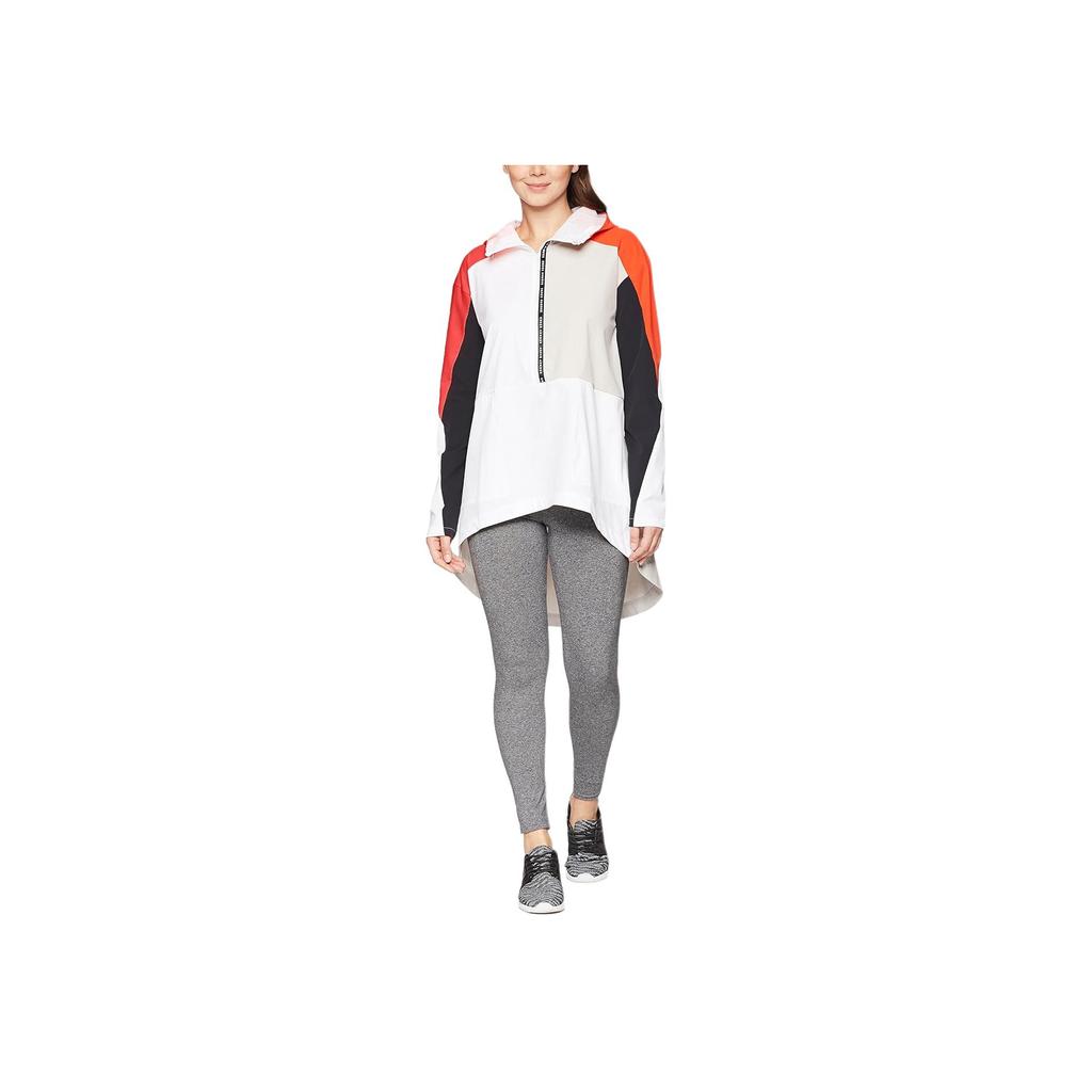 Under Armour Irregular Long Sleeve Hooded Jacket Women Tops White 1317852-100