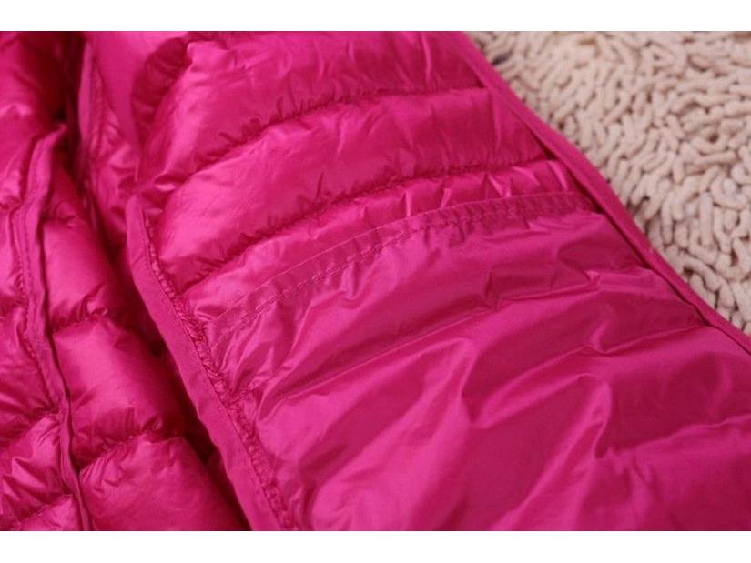 Plus Size Women's Lightweight Hooded Slim-Fit Down Jacket - Mid-Length, Clearance, Fits Up To 200 Lbs