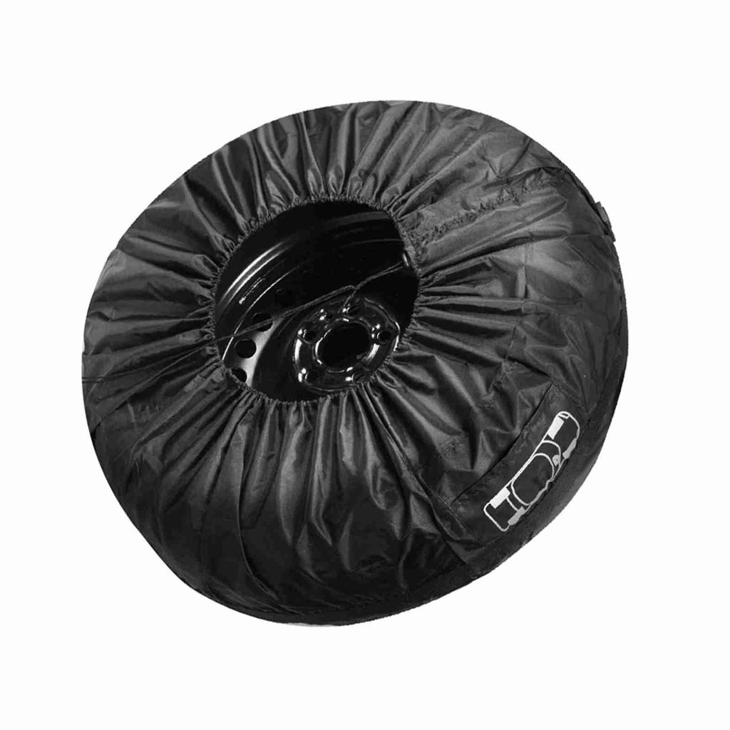 4PCS Tire Covers, Waterproof Spare Tire Covers Tough Tire Wheel Protector for SUVs RVs Trailers Trucks, Fits Tires 19