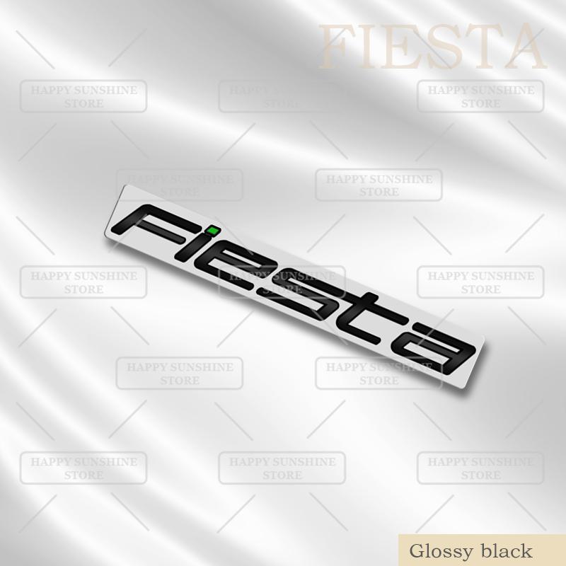 KFLV8 3D Metal For Ford Fiesta Mk8 Rear Tailgate Boot Badge 2017-2021 Car Sticker Trunk Body Letters Emblem Decoration Accessory