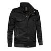 Gewaschene Baumwolle Lässige Jacke Outdoor Locker Übergröße Cargotaschen Mode Flieger Herrenbekleidung