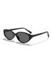 New Fashion Narrow Oval Sunglasses Tortoiseshell Accent UV Blocking Street Style Shades For Female Gift KJ125