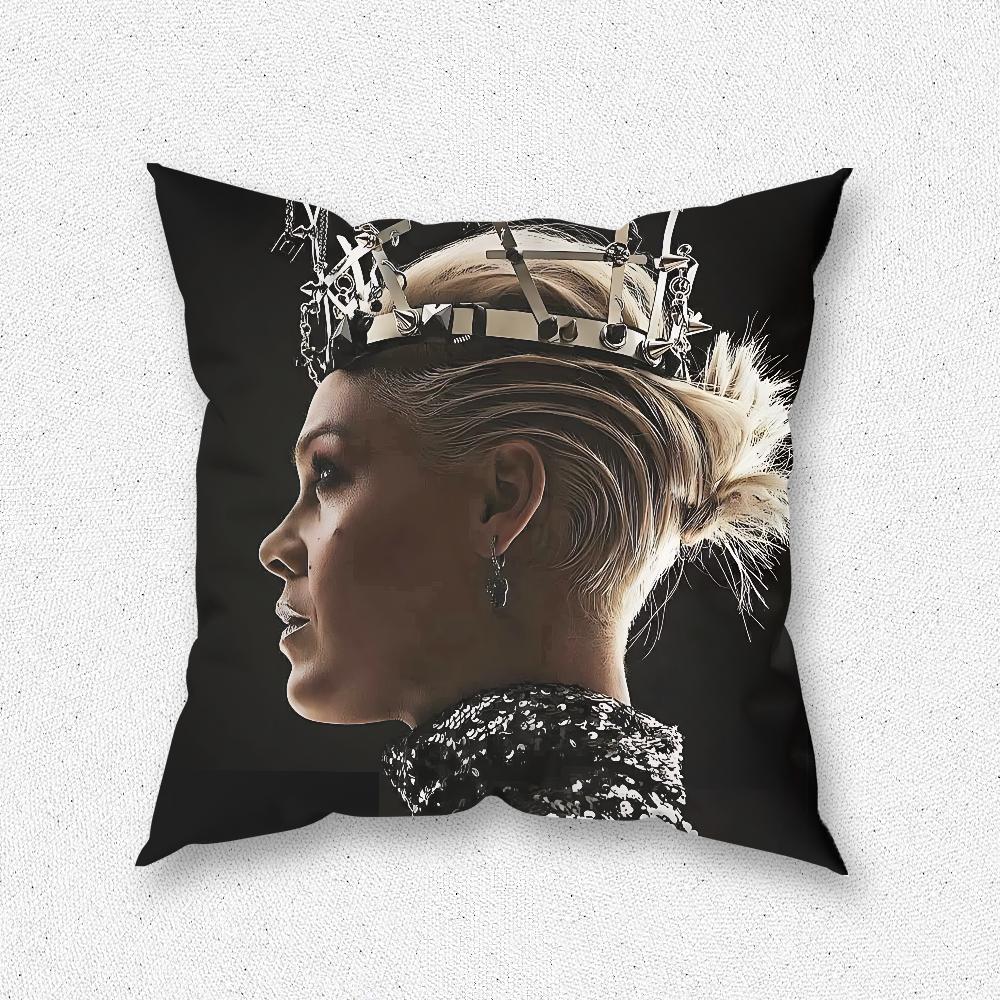 

Pink Trustfall Pillow Case For Home Bedroom Room Decoration Living Room Sofa Cushion Cover Suitable 12x12Inch