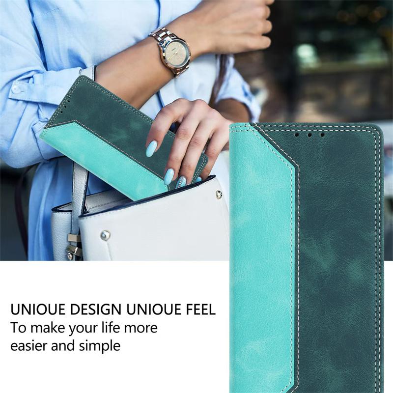 Magnetic Flip Leather Phone Case For Samsung Galaxy A17 5G A37 A57 A56 A36 A26 A16 A55 A35 A25 A15 A54 A34 A24 A14 A53 A33 A13 A52 Wallet Card Cover