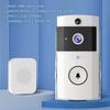 HD Wireless Video Doorbell with Optional Solar Charging Rain Cover, Ultra Long Standby, Voice Changing, Intercom Monitoring, Automatic Power Storage