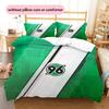 Hannover Football Club  Pattern Bedding Quilt Set  Home Decoration  Gift (1 * Duvet Cover + 2 * Pillowcase  Without Core)