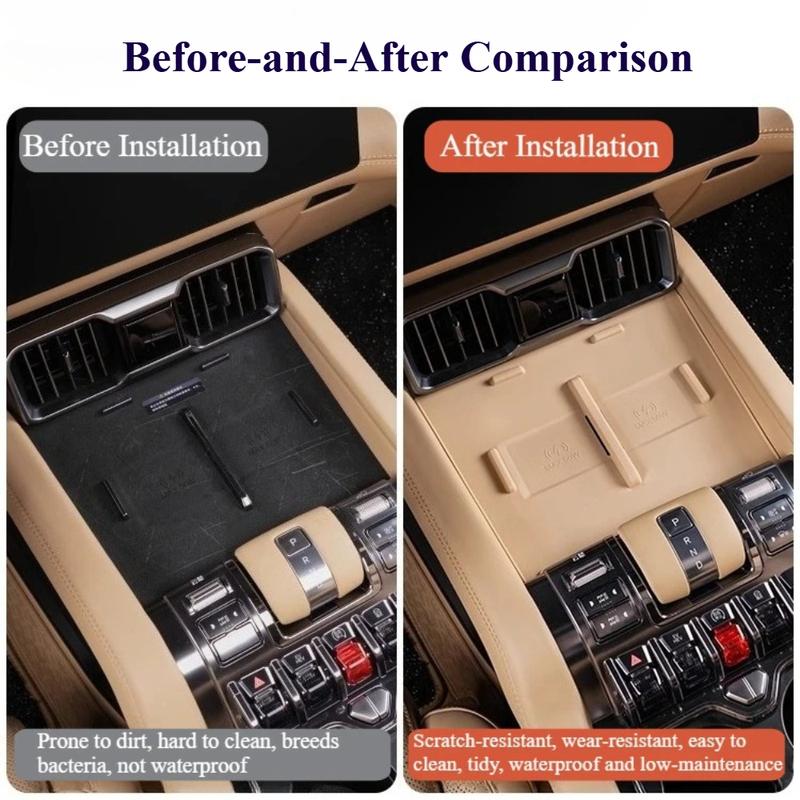For BYD Leopard 8 2024 2025 Car Center Console Silicone Charging Station Mat Wireless Charge Pads Protector Anti-skid