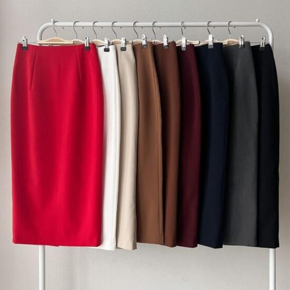 Style Latte Women S HigH waiSt Office Long Skirt H Line Pencil Skirt