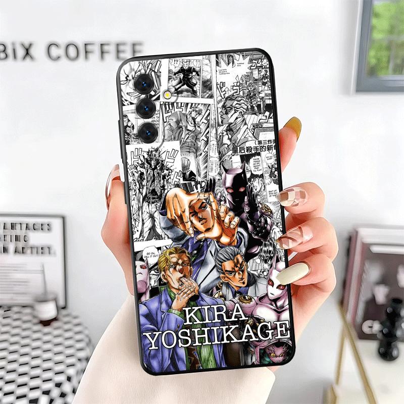 JoJo Adventure Killer Queen Soft Phone Case for Samsung A17 A37 A57 A16 A26 A36 A56 A15 A25 A35 A55 A14 A24 A34 A54 A13 A23 A33